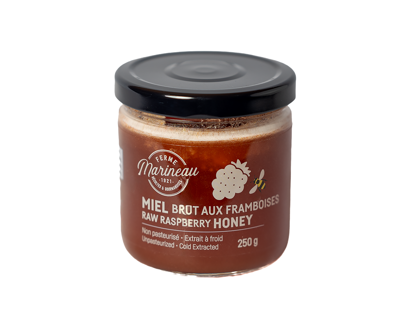 Miel Brut Aux Framboises
