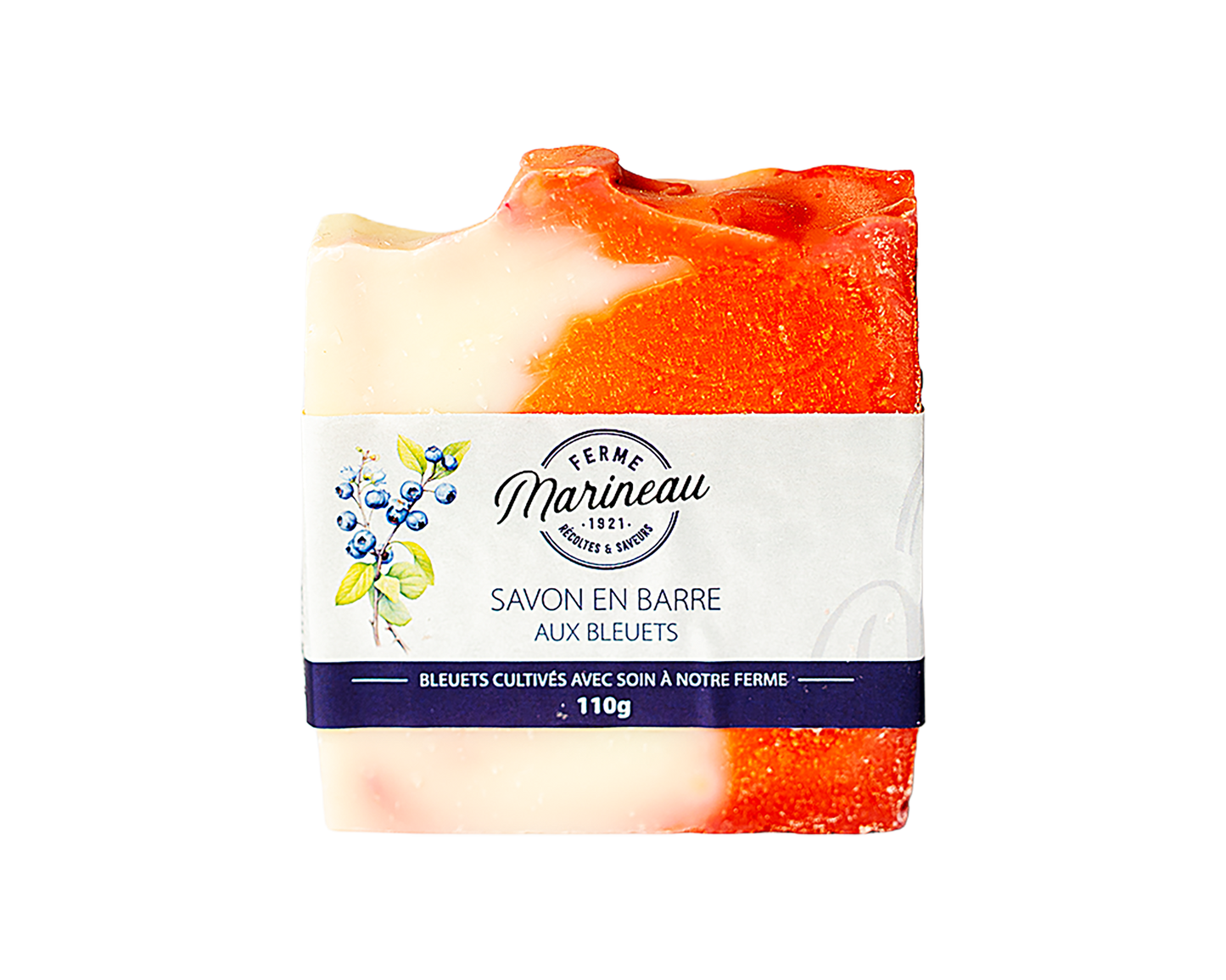 Savon en Barre aux Bleuets
