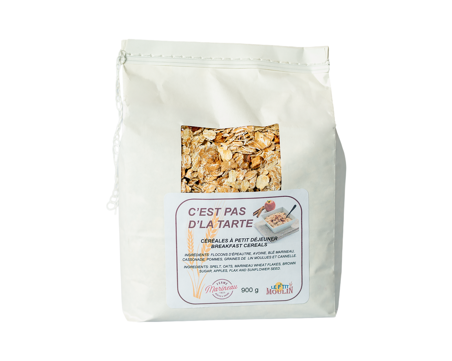 Céréales à déjeuner - C'est pas d'la tarte.